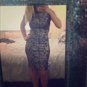 Silver Sparkle Forever21 Midi Dress - Small